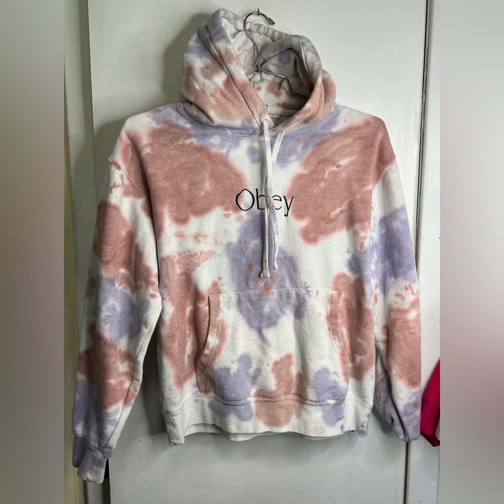 Obey Tie Dye Pullover Hoodie